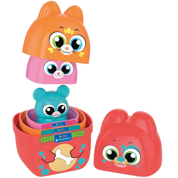 Ce conține? set de figurine de animale - Clementoni Baby imaginea 2