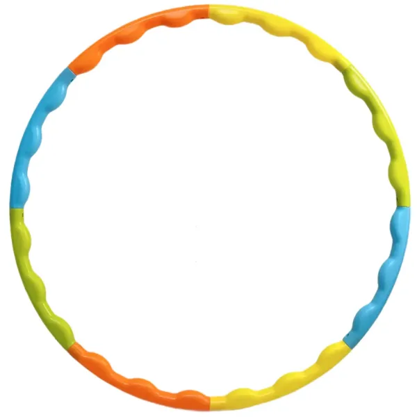 Cerc de hula hoop colorat și demontabil imaginea 1