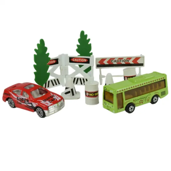City Cars: Set de vehicule urbane cu accesorii în diverse variante 1buc. imaginea 10