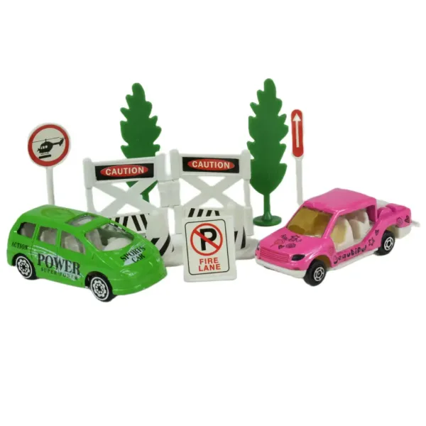 City Cars: Set de vehicule urbane cu accesorii în diverse variante 1buc. imaginea 8