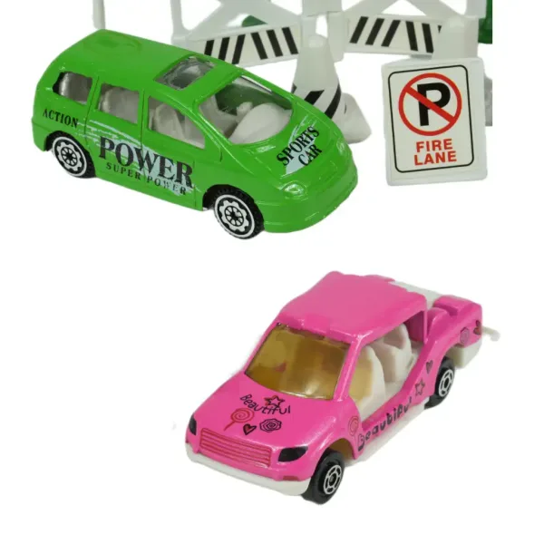 City Cars: Set de vehicule urbane cu accesorii în diverse variante 1buc. imaginea 9