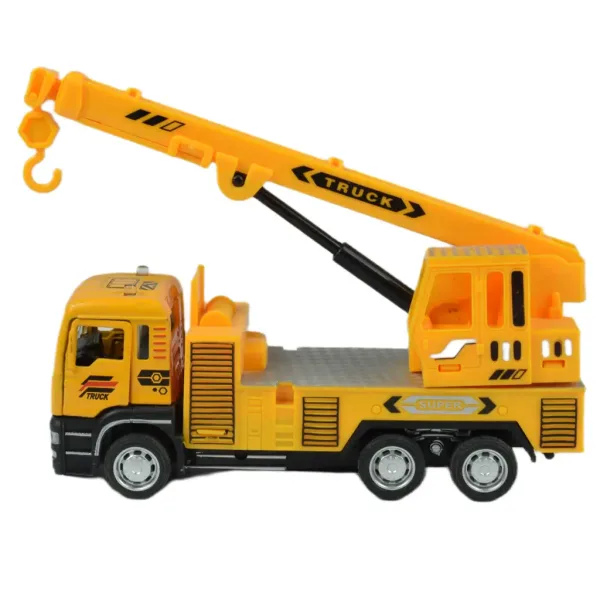 City Truck: Betonieră sau camion cu macara retractabilă de 14cm imaginea 3