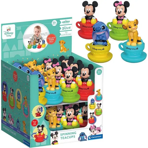 Clementoni Baby: Disney Baby figurine rotative cu personaje în patru variante diferite 1buc. imaginea 3