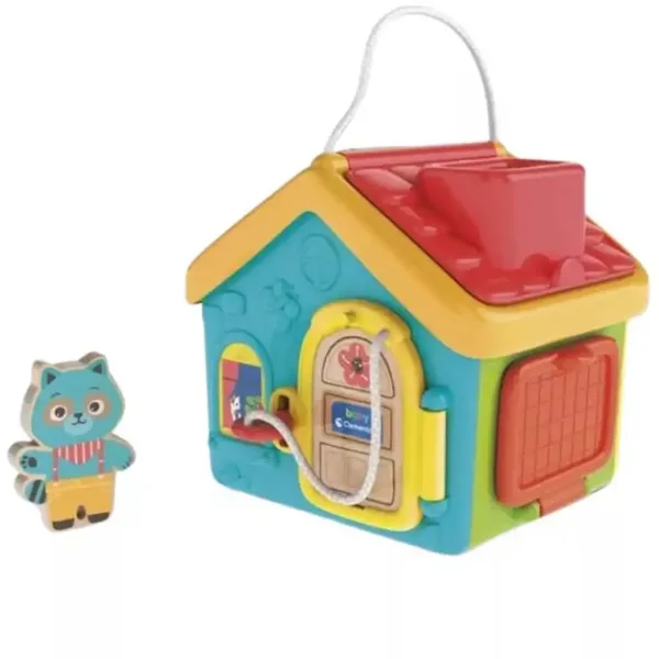 Clementoni Baby: Set de joc educativ căsuță cu chei Montessori imaginea 2
