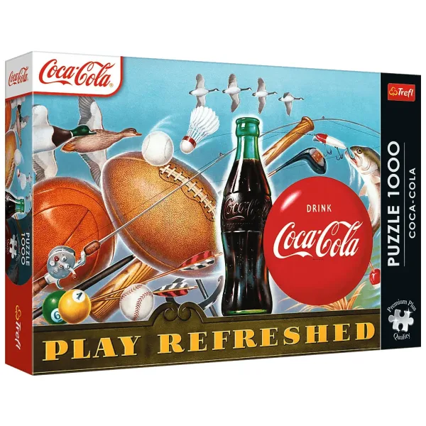 Coca-Cola – Momentul răcoritor, puzzle Premium Plus Quality de 1000 de piese - Trefl