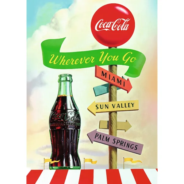 Coca-Cola oriunde ai merge, puzzle premium plus de calitate, 1000 piese – Trefl imaginea 2