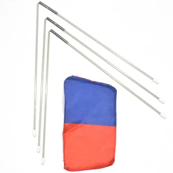 Cort de joacă cu tematică de mașină de poliție cu ferestre de plasă 99x50x50cm imaginea 8