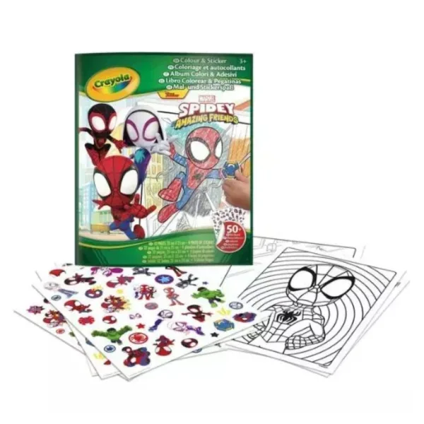 Crayola: Carte de colorat cu autocolante - Póki imaginea 1