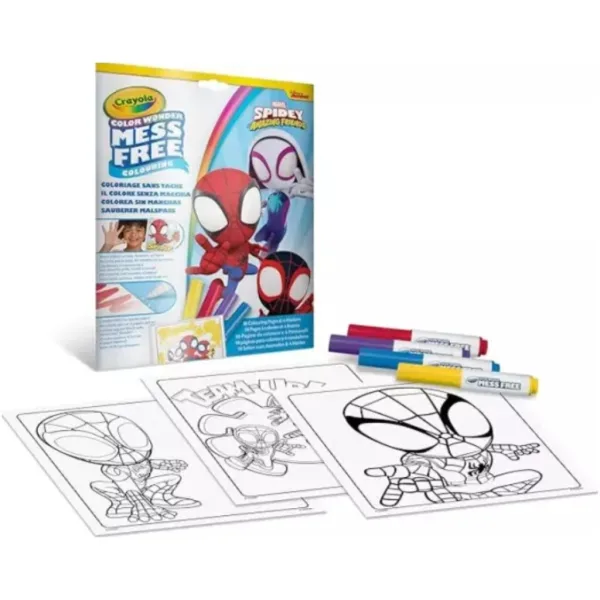 Crayola: Color Wonder Póki set de colorat fără murdărie în mapă imaginea 1