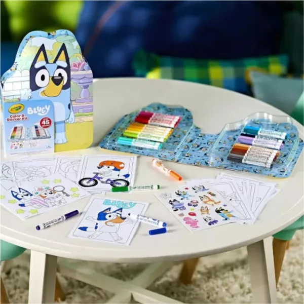 Crayola: Set creativ Bluey cu autocolante imaginea 2