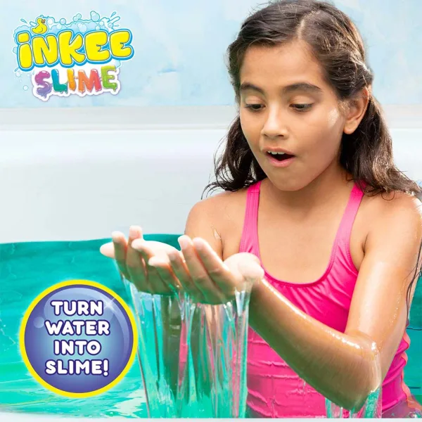 Craze Inkee: Slime de baie vegan cu hipopotam, cu parfum de piersică imaginea 2