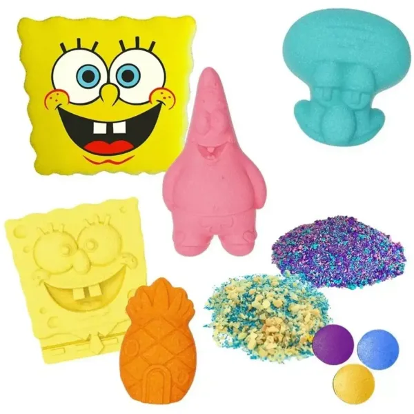 Craze: Set de baie mare vegan Inkee SpongeBob Pantaloni Pătrați imaginea 3