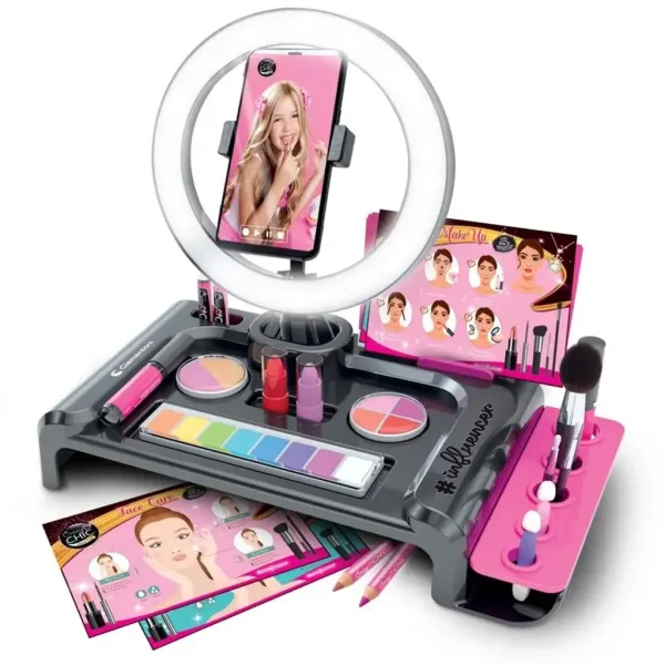 Crazy Chic: Set de studio de frumusețe pentru influenceri - Clementoni imaginea 2
