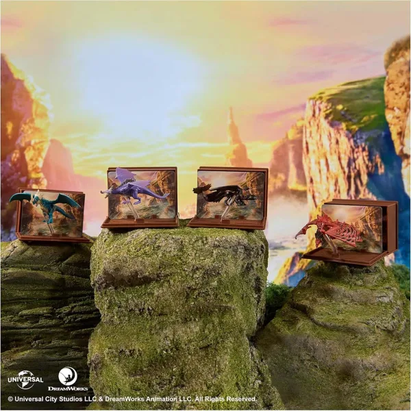 Cum să-ți dresezi dragonul: Cartea Dragonilor cu carte de dragon colecționabilă - Spin Master imaginea 3
