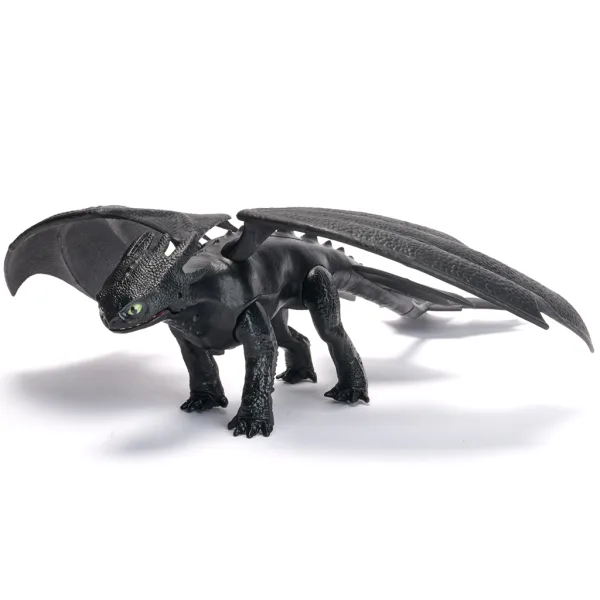Cum să-ți dresezi dragonul: Figurină de jucărie dragon Știrbul cu sunete de plasmă - Spin Master imaginea 3