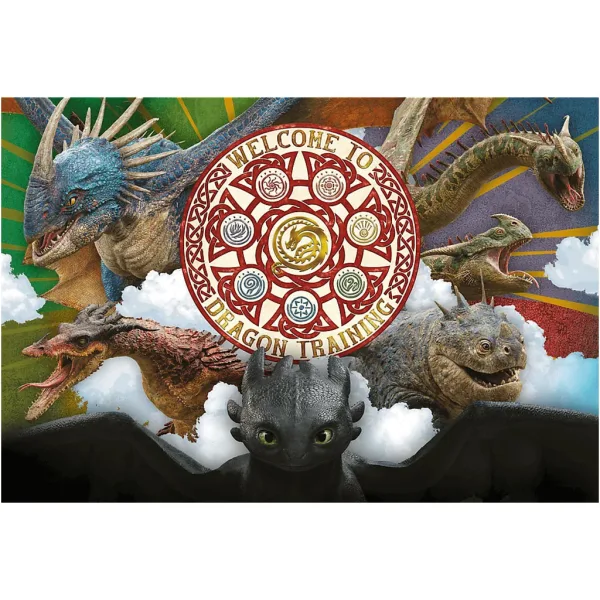 Cum să-ți dresezi dragonul puzzle de 100 piese - Trefl imaginea 2