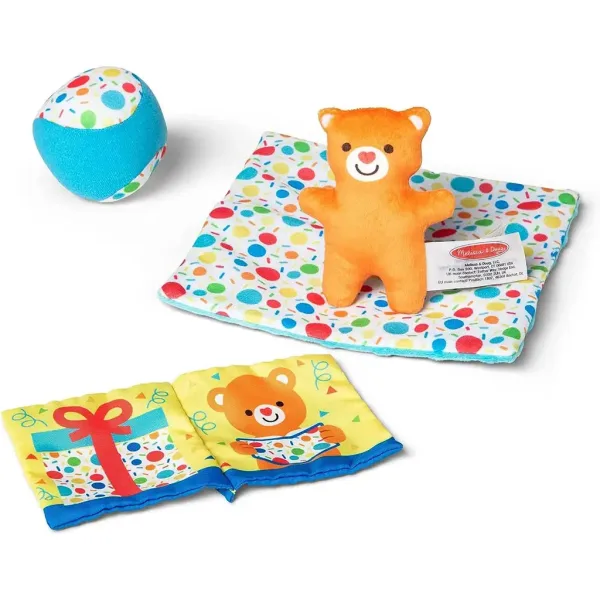 Cutie de lemn cu surprize pentru bebeluși, set de 5 bucăți - Melissa & Doug imaginea 2