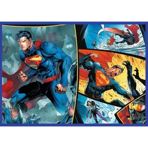 DC: Superman cel curajos puzzle 4x250 piese - Trefl imaginea 4