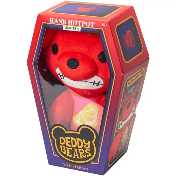 Deddy Bear Hank în sicriu de pluș, seria 4, 30 cm - Hank Hotpot imaginea 2