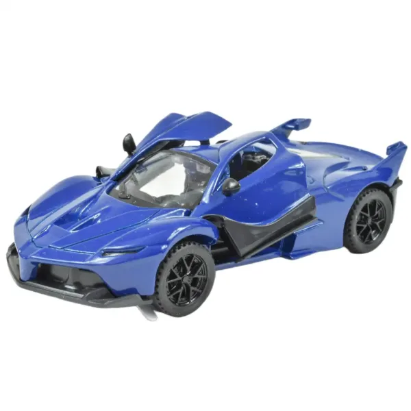 Die-Cast: Mașină sport de lux din metal cu uși deschise, în diferite variante 12cm 1db imaginea 11