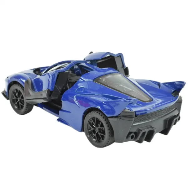 Die-Cast: Mașină sport de lux din metal cu uși deschise, în diferite variante 12cm 1db imaginea 12