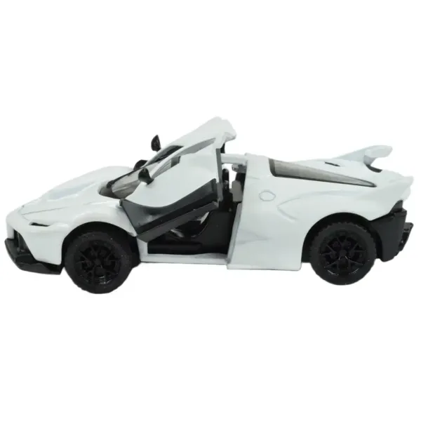 Die-Cast: Mașină sport de lux din metal cu uși deschise, în diferite variante 12cm 1db imaginea 16