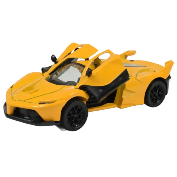 Die-Cast: Mașină sport de lux din metal cu uși deschise, în diferite variante 12cm 1db imaginea 6