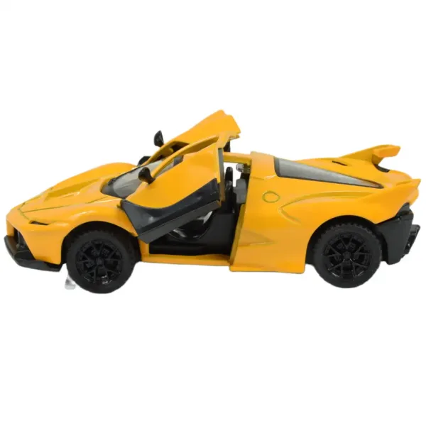 Die-Cast: Mașină sport de lux din metal cu uși deschise, în diferite variante 12cm 1db imaginea 7