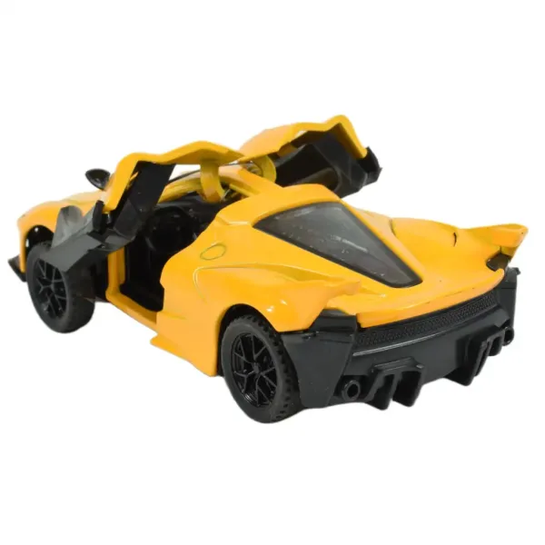 Die-Cast: Mașină sport de lux din metal cu uși deschise, în diferite variante 12cm 1db imaginea 8