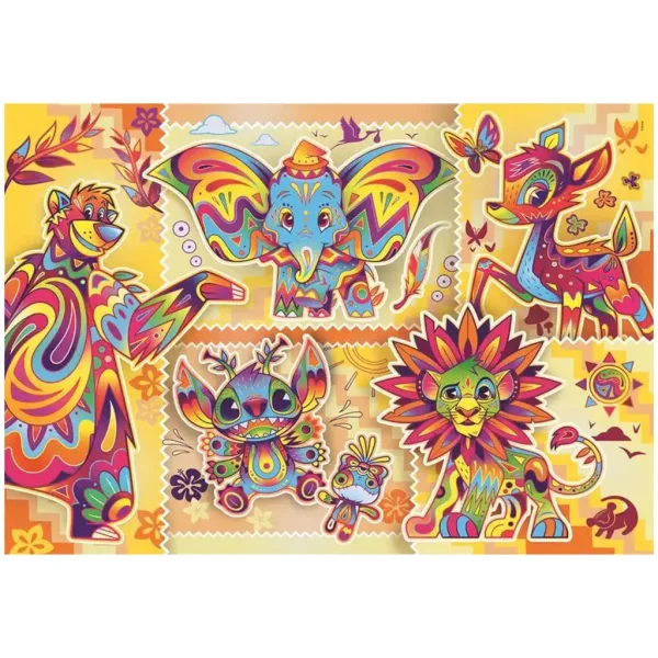 Disney+ - Personaje clasice puzzle de 1000 de piese cu poster - Clementoni imaginea 2
