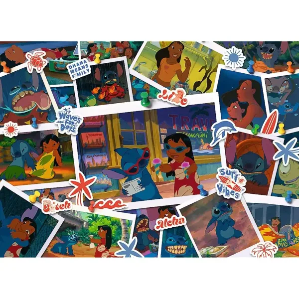 Disney: Amintiri dulci cu Stitch puzzle 1000 de piese - Trefl imaginea 2