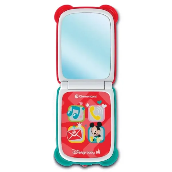 Disney+Baby: Telefon de jucărie Mickey Mouse - Clementoni imaginea 3