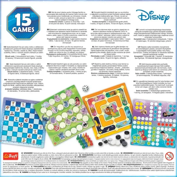 Disney: Colecție de jocuri de societate 15 în 1 - Trefl imaginea 4