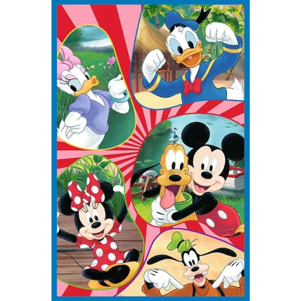 Disney: Echipa lui Mickey Mouse puzzle 3x80 bucăți - Trefl imaginea 4