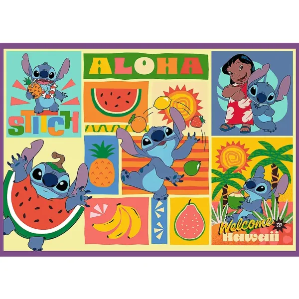 Disney: Minunatul Stitch puzzle 4x250 piese - Trefl imaginea 3