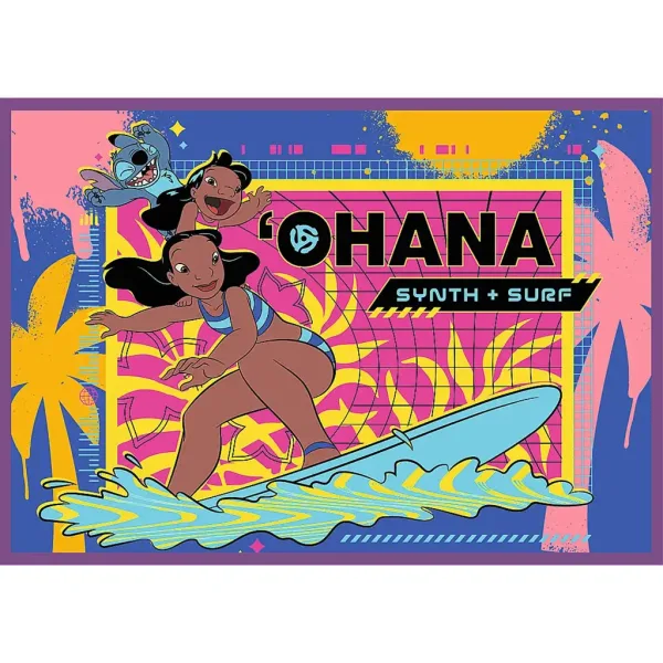Disney: Minunatul Stitch puzzle 4x250 piese - Trefl imaginea 4