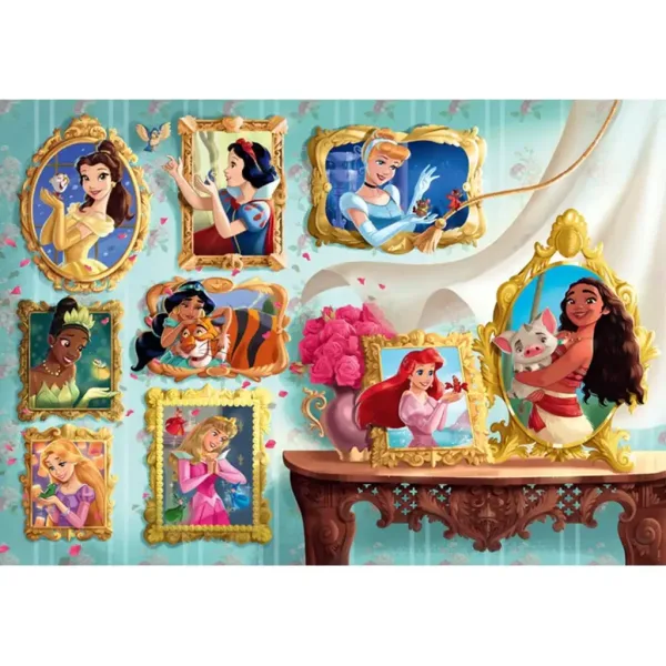 Disney+Prințese galerie de imagini puzzle 1000 de piese - Clementoni imaginea 2