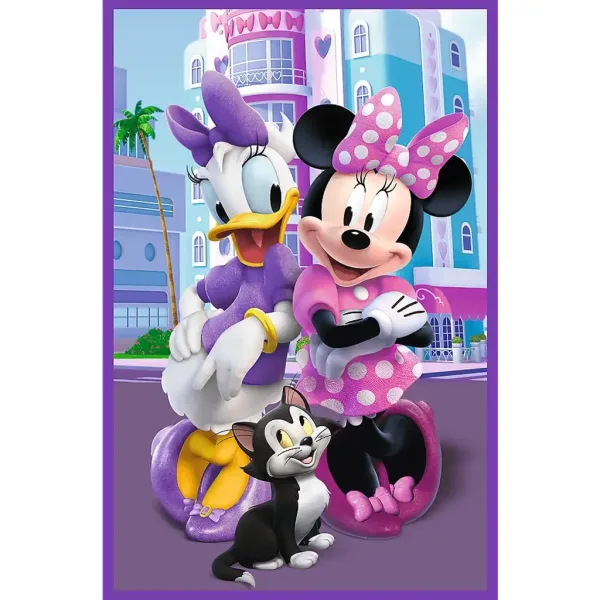 Disney: Puzzle Minnie Mouse și prietenii săi 3x80 bucăți - Trefl imaginea 2