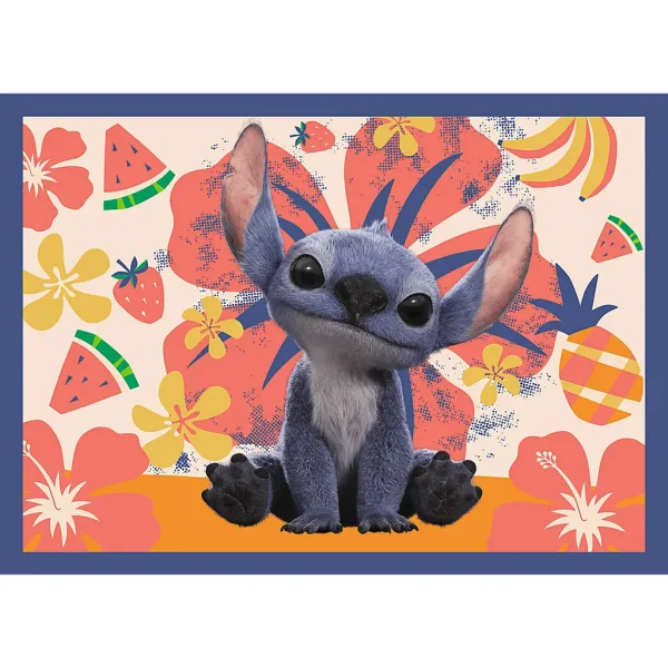 Disney: Vacanța lui Stitch - puzzle 4 în 1 - Trefl imaginea 3