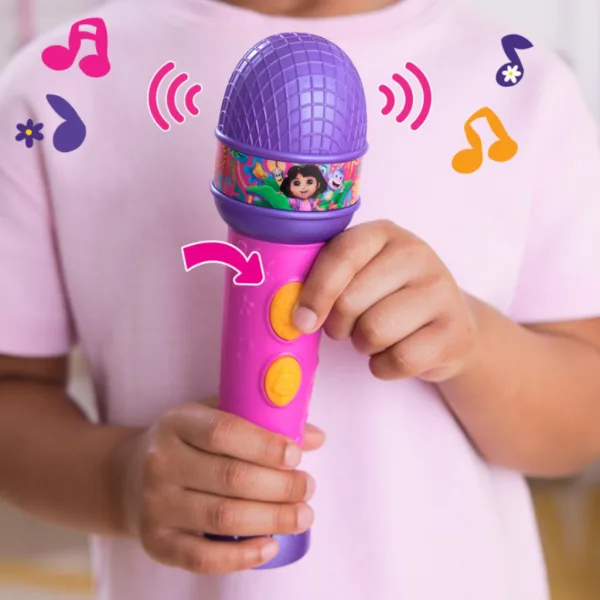 Dora, exploratoarea – microfon cu melodii - Spin Master imaginea 2