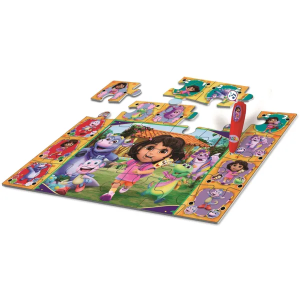 Dora exploratoarea – puzzle de podea interactiv, 24 de piese - Clementoni imaginea 2