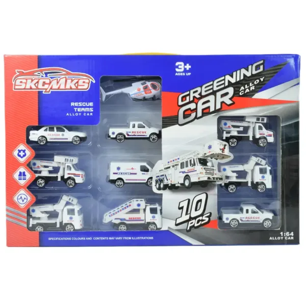 Echipe de salvare: set de 10 vehicule de intervenție. imaginea 3