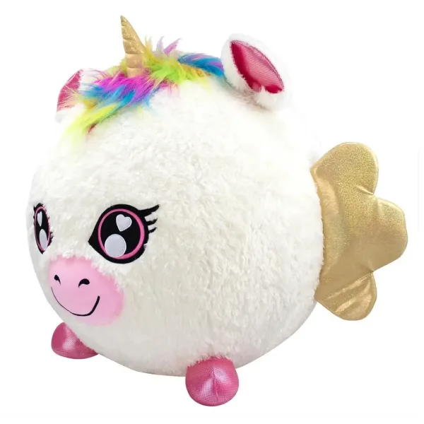 Eolo: Unicorn de pluș gonflabil Biggies, 45cm imaginea 3