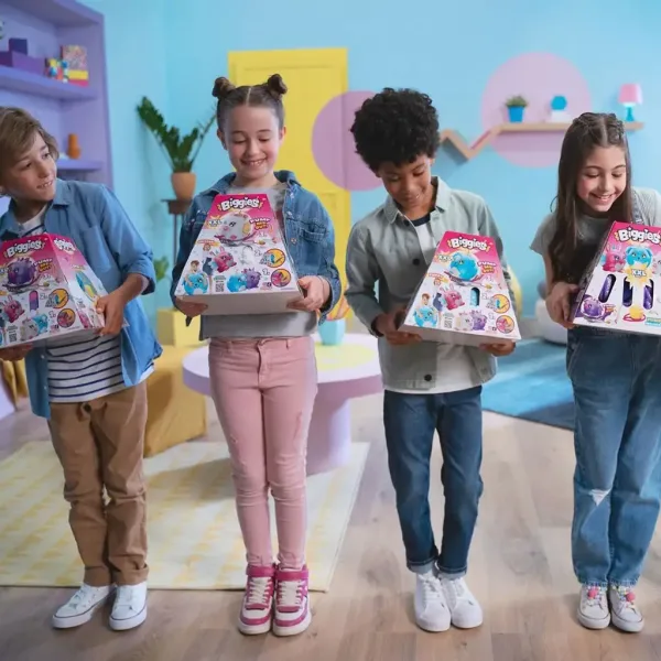Eolo: Unicorn de pluș gonflabil Biggies, 45cm imaginea 4