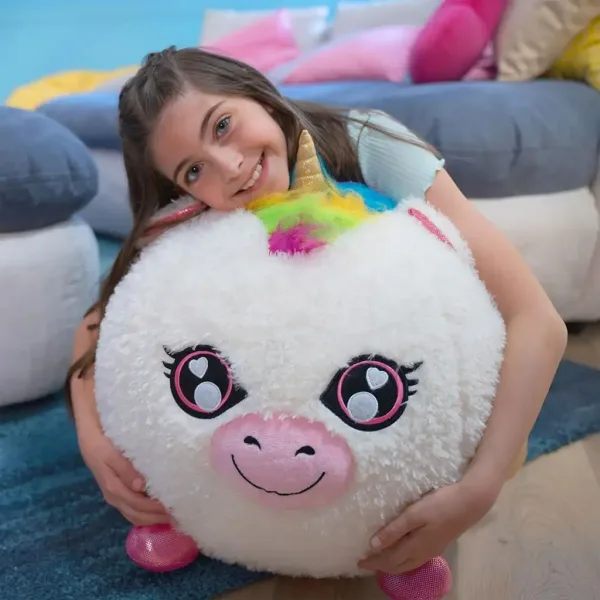 Eolo: Unicorn de pluș gonflabil Biggies, 45cm imaginea 6