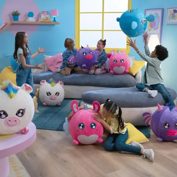 Eolo: Unicorn de pluș gonflabil Biggies, 45cm imaginea 7