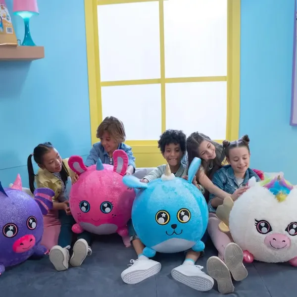 Eolo: Unicorn de pluș gonflabil Biggies, 45cm imaginea 8