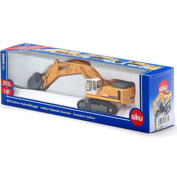 Excavator hidraulic Liebherr Siku 1/87 imaginea 4