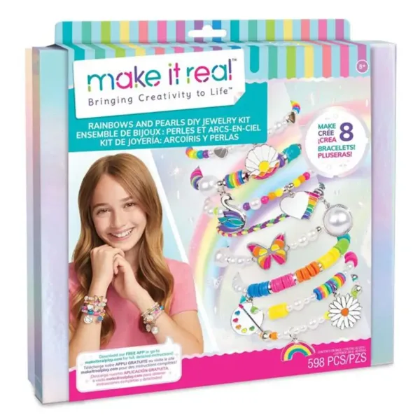 Make It Real: Confecționare bijuterii, brățări cu curcubeu și mărgele imaginea 4