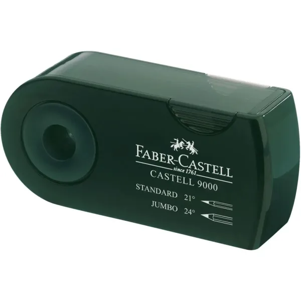 Faber-Castell: Castell 9000 ascuțitoare dublă verde imaginea 2